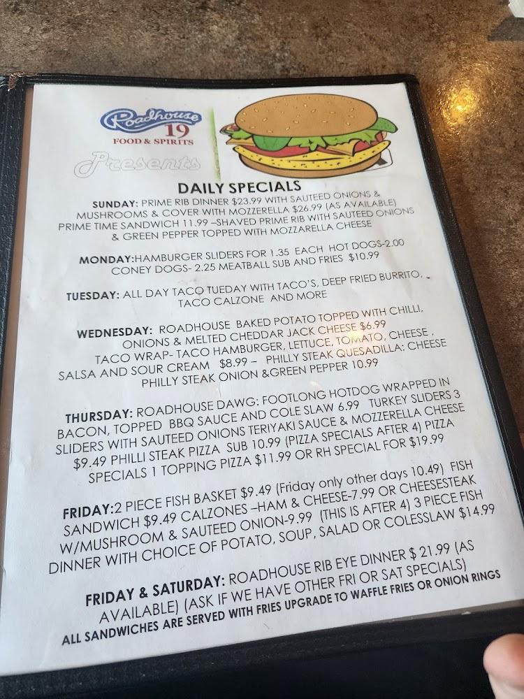 Roadhouse 19 Menu image 2